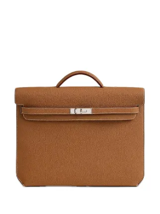 Hermès Pre-Owned ケリー デペッシュ 36 ブリーフケース | ブラウン