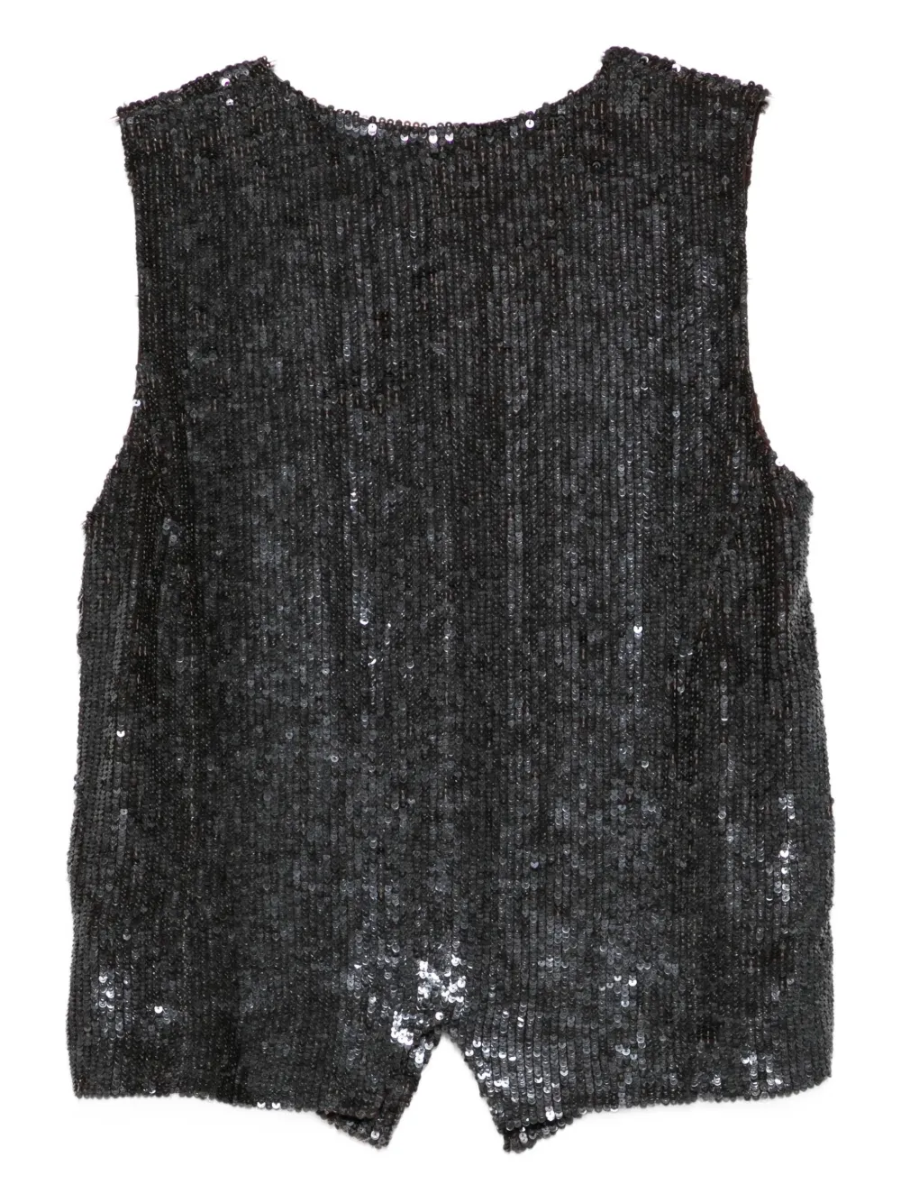 P.a.r.o.s.h Gadget Sequin Embellished Vest In Gray