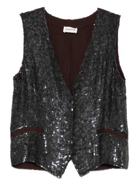 P.A.R.O.S.H. Gadget sequin embellished vest