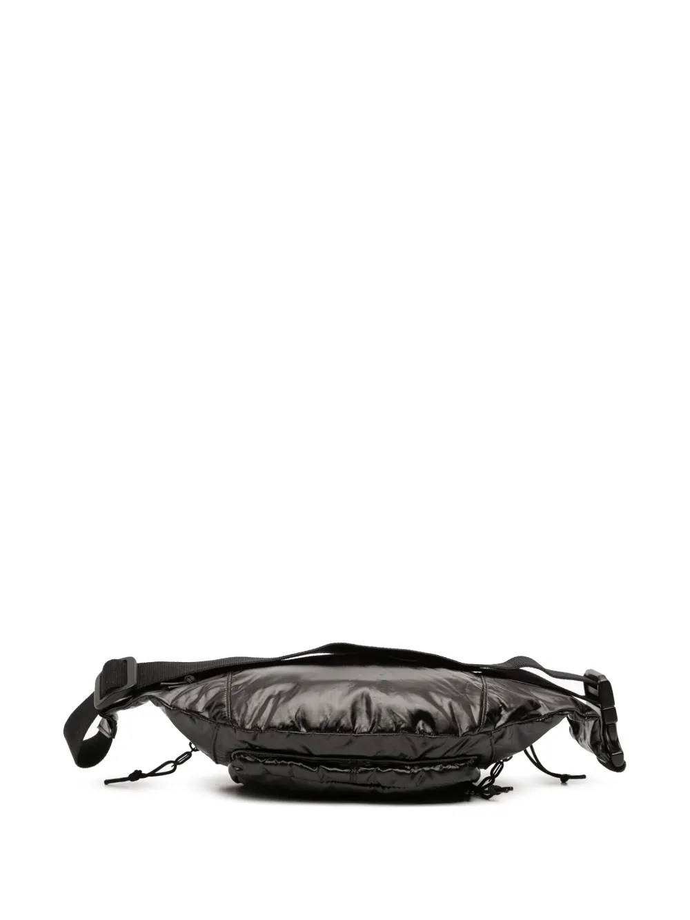 Pre-owned Saint Laurent 2020 Nylon Nuxx Belt Bag In Black