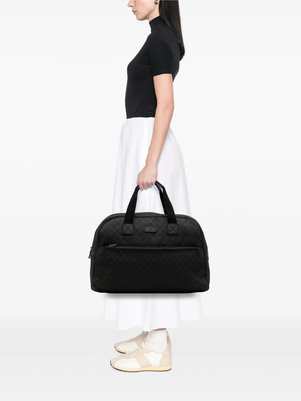 Gucci Pre-Owned 2016-2025 GG Denim travel bag | Pre-Owned | Image 2