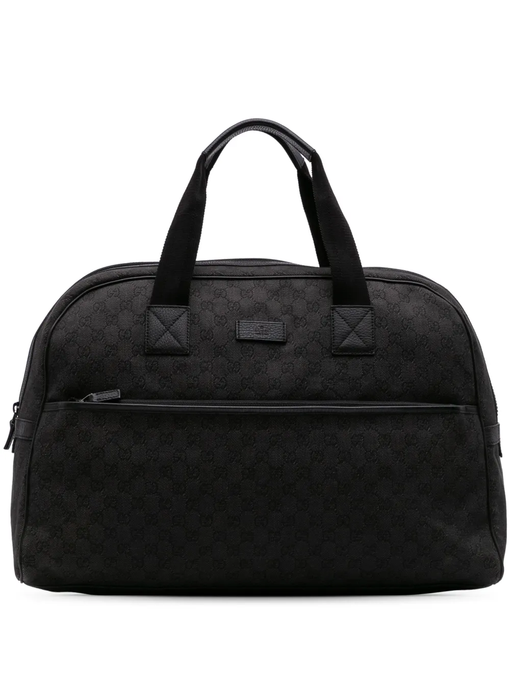 Gucci Pre-Owned 2016-2025 GG Denim travel bag | Grey | Image 1