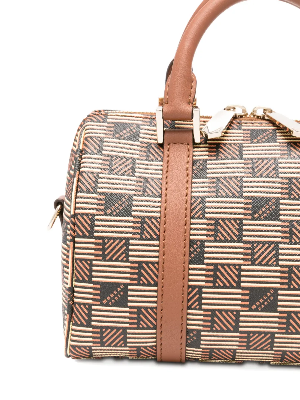 Moreau Patterned Tote Bag In Brown