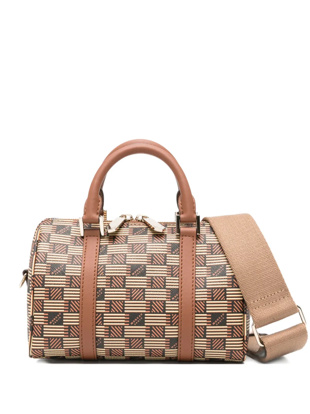 Moreau Patterned Tote Bag In Brown