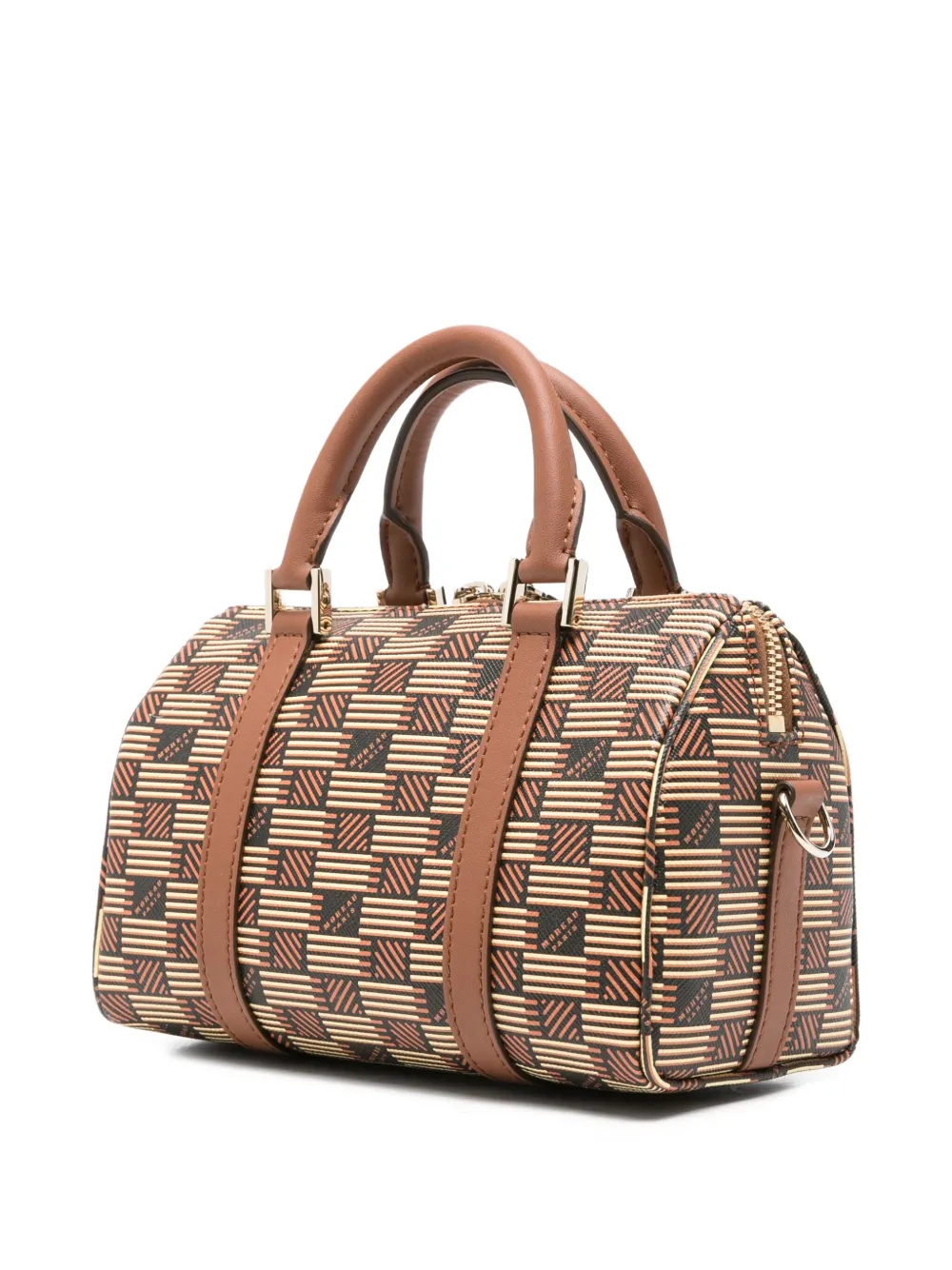 Moreau Shopper met patroon Bruin