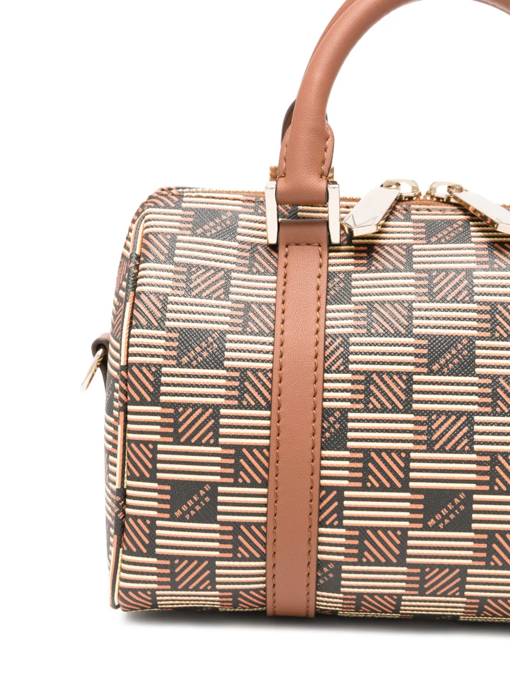 Moreau Shopper met patroon Bruin