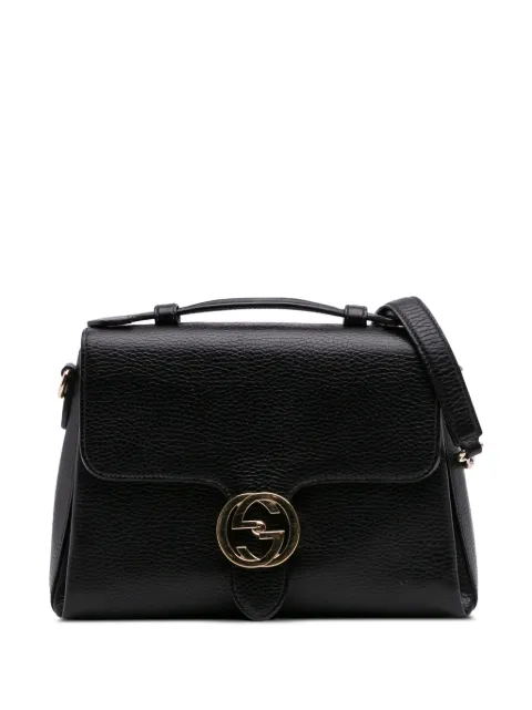 Gucci Pre-Owned 2016-2025 Small Dollar Calf Interlocking G satchel