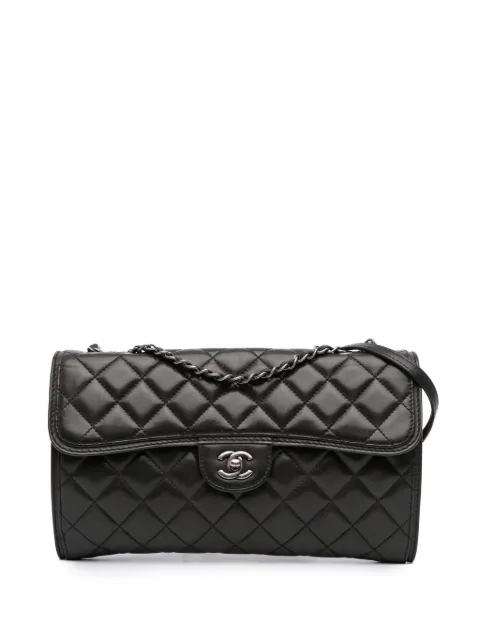 CHANEL Pre-Owned 2013-2014 Medium Quilted Lambskin Citizen Flap satchel