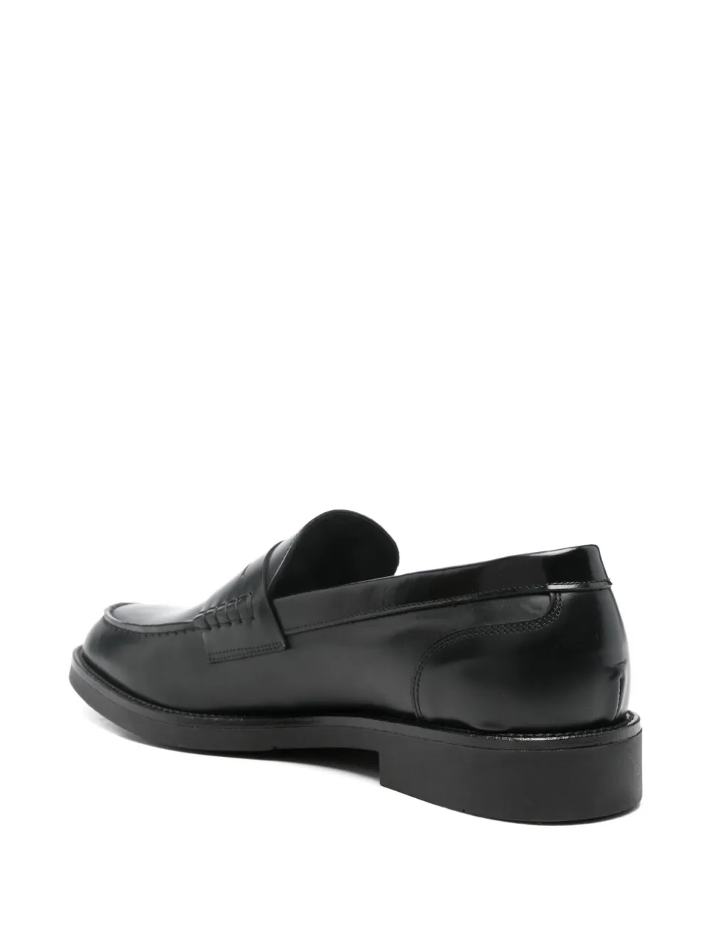 VELA SHOP Loafers met ronde neus Zwart