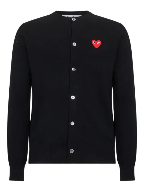 Comme Des Garçons Play heart-logo button cardigan