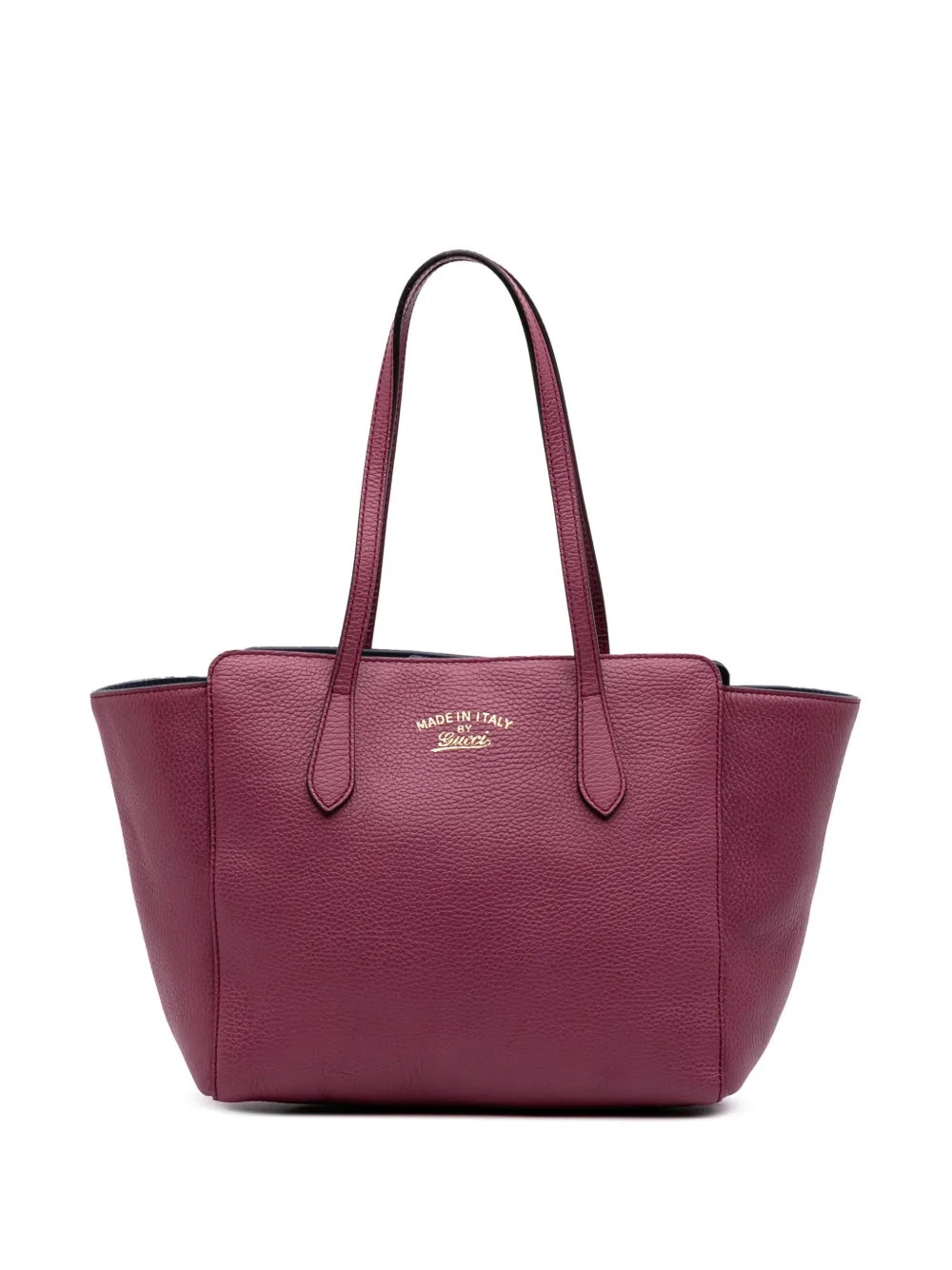 Gucci Pre-Owned 2016-2025 Medium Dollar Calfskin Swing tote bag - Viola