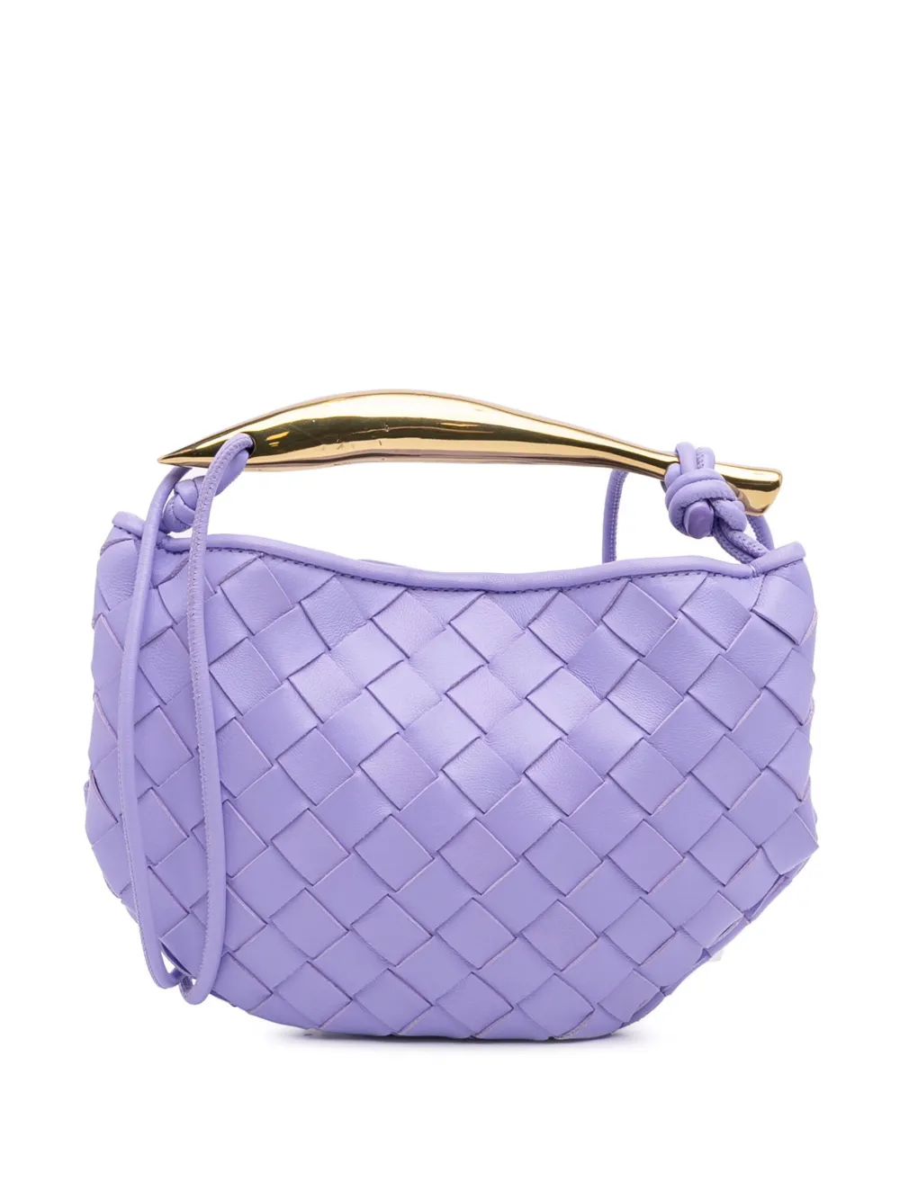 Bottega Veneta Pre-Owned 2012-2025 Baby Lambskin Intrecciato Sardine Bag satchel - Viola