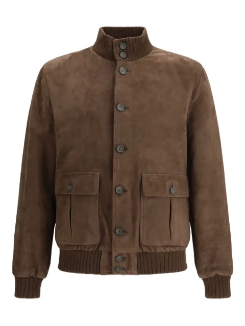 D'amico suede bomber jacket