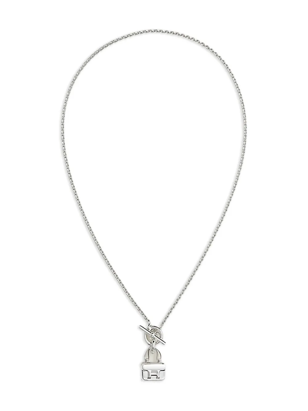 Hermès Pre-Owned Amulettes Constance silver pendant | Silver | Image 1