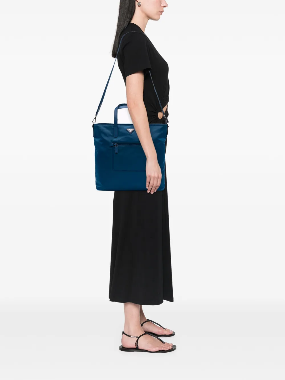 Prada Pre-Owned bolsa satchel Tessuto con cierre en la parte superios y diseño convertible 2013-2025 | Estilos de archivo | Image 2