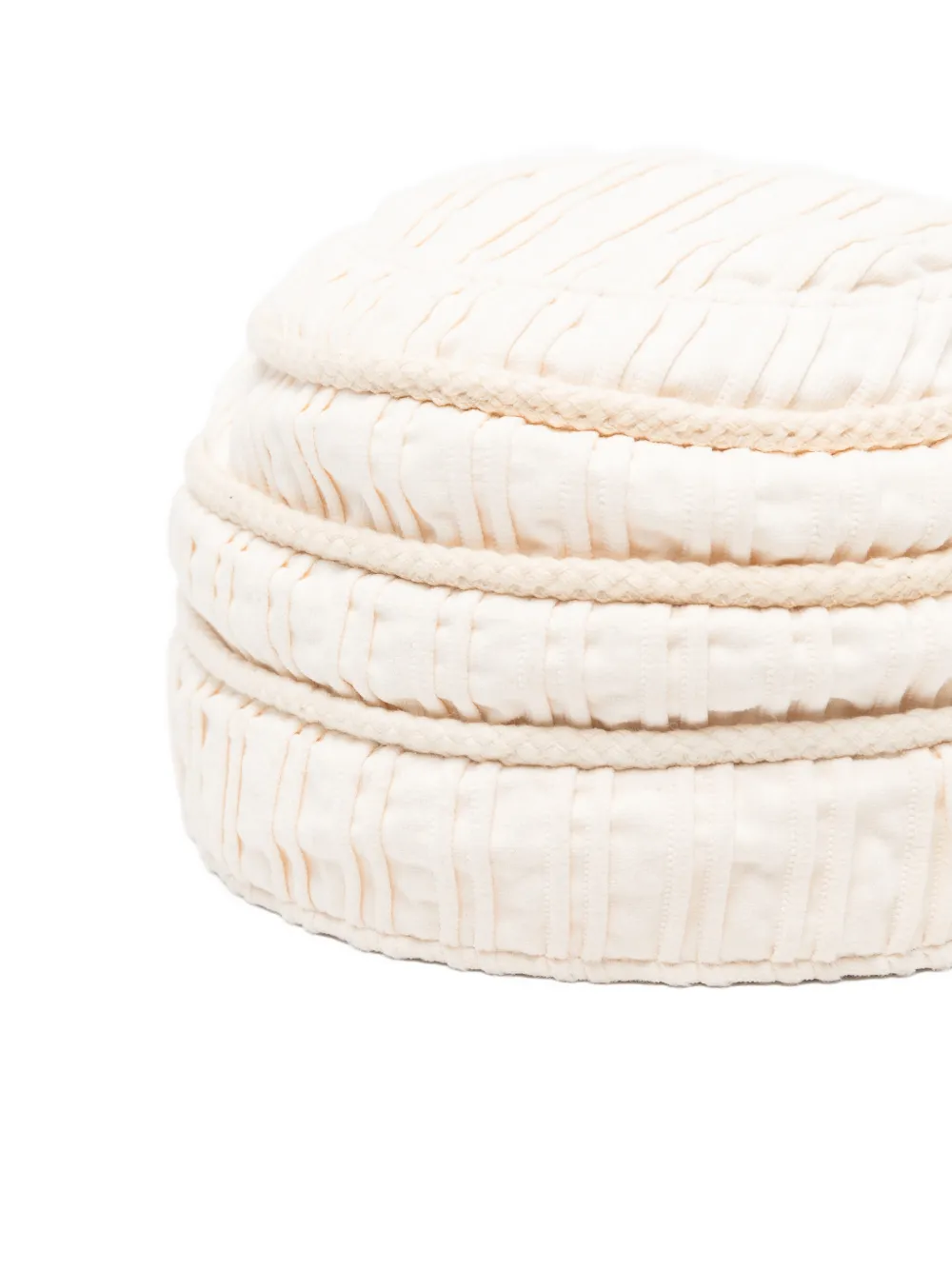 GIORGIO ARMANI Pre-owned 1990s Cord-detail Hat In Neutral