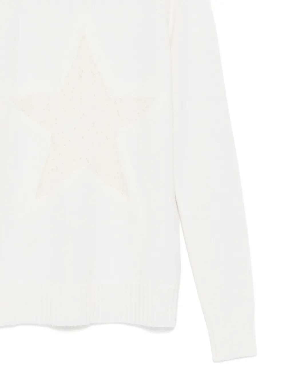 Lorena Antoniazzi Star-detail Sweater In White