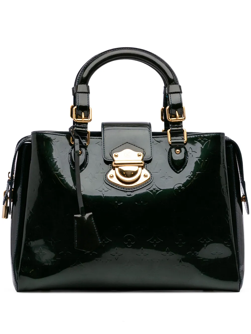 Louis Vuitton Pre-Owned 2010 モノグラム ヴェルニ メルローズ アヴェニュー ハンドバッグ - グリーン Louis Vuitton Pre-Owned 2010 モノグラム ヴェルニ メルローズ アヴェニュー ハンドバッグ - グリーン