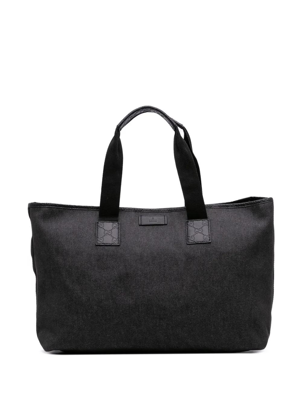 Gucci Pre-Owned 2016-2025 Guccissima Trimmed Denim tote bag - Nero