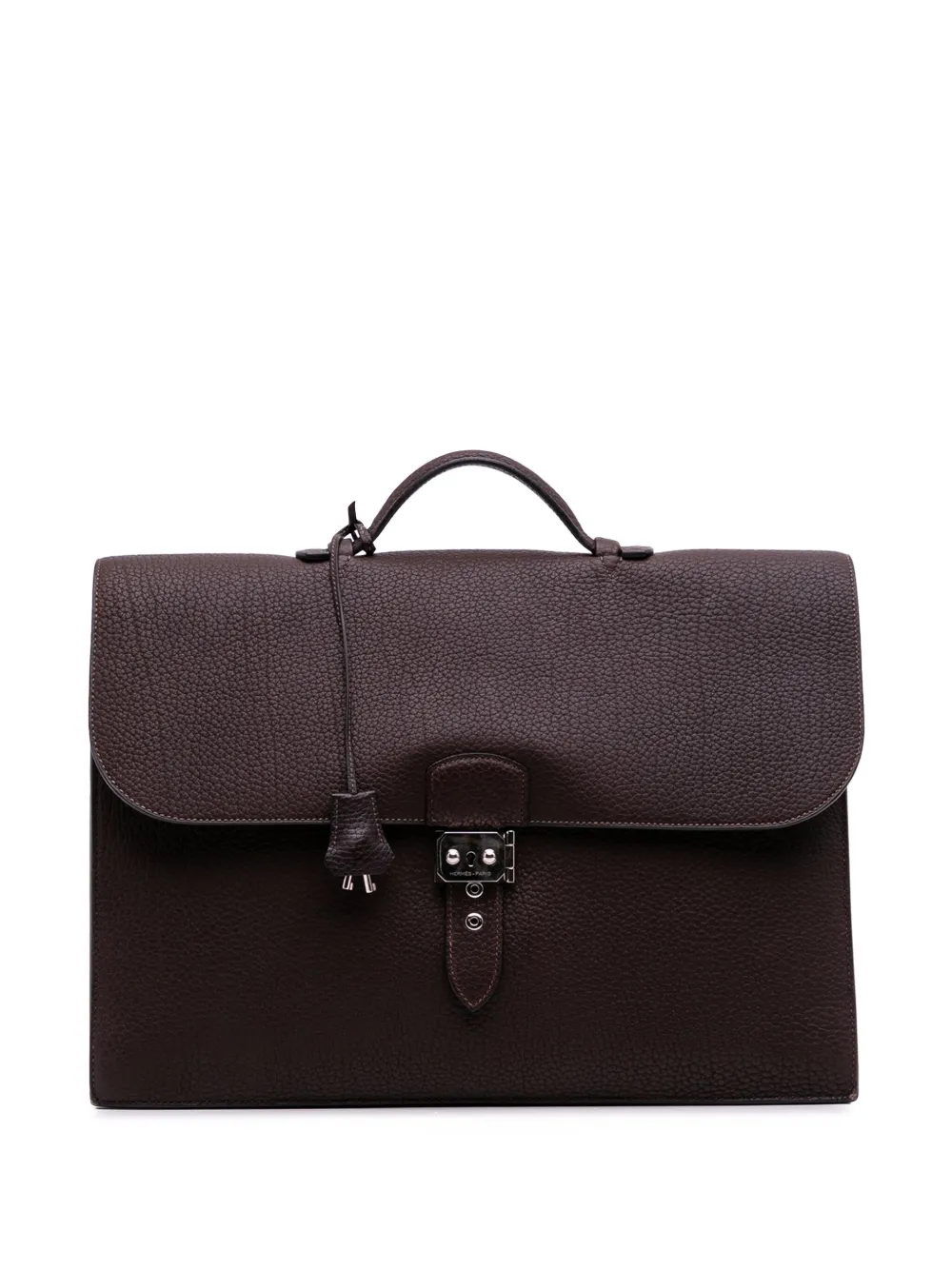 Hermès Pre-Owned 2007 Togo Sac a Depeches 41 business bag | Brown | Image 1
