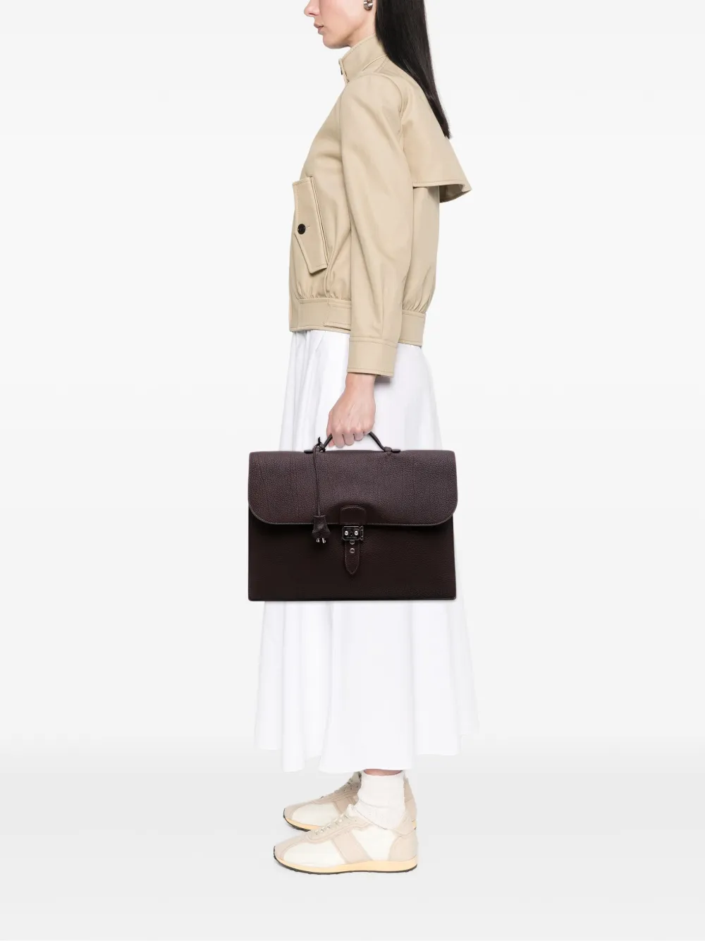 Hermès Pre-Owned 2007 Togo Sac a Depeches 41 business bag | Pre-Owned | Image 2