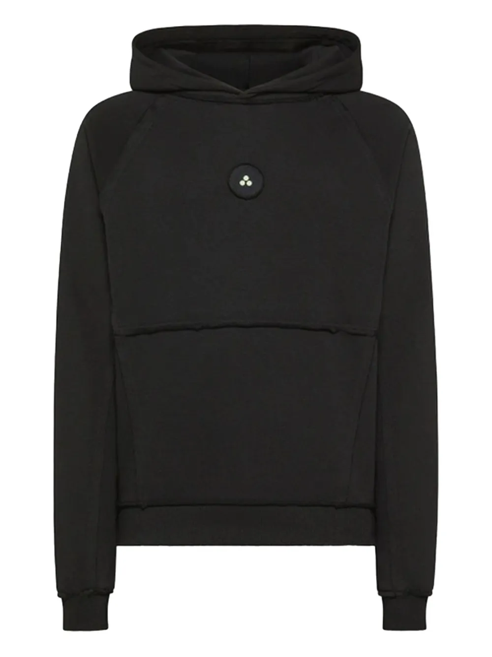 Peuterey hoodie en coton à patch logo | noir | Image 1