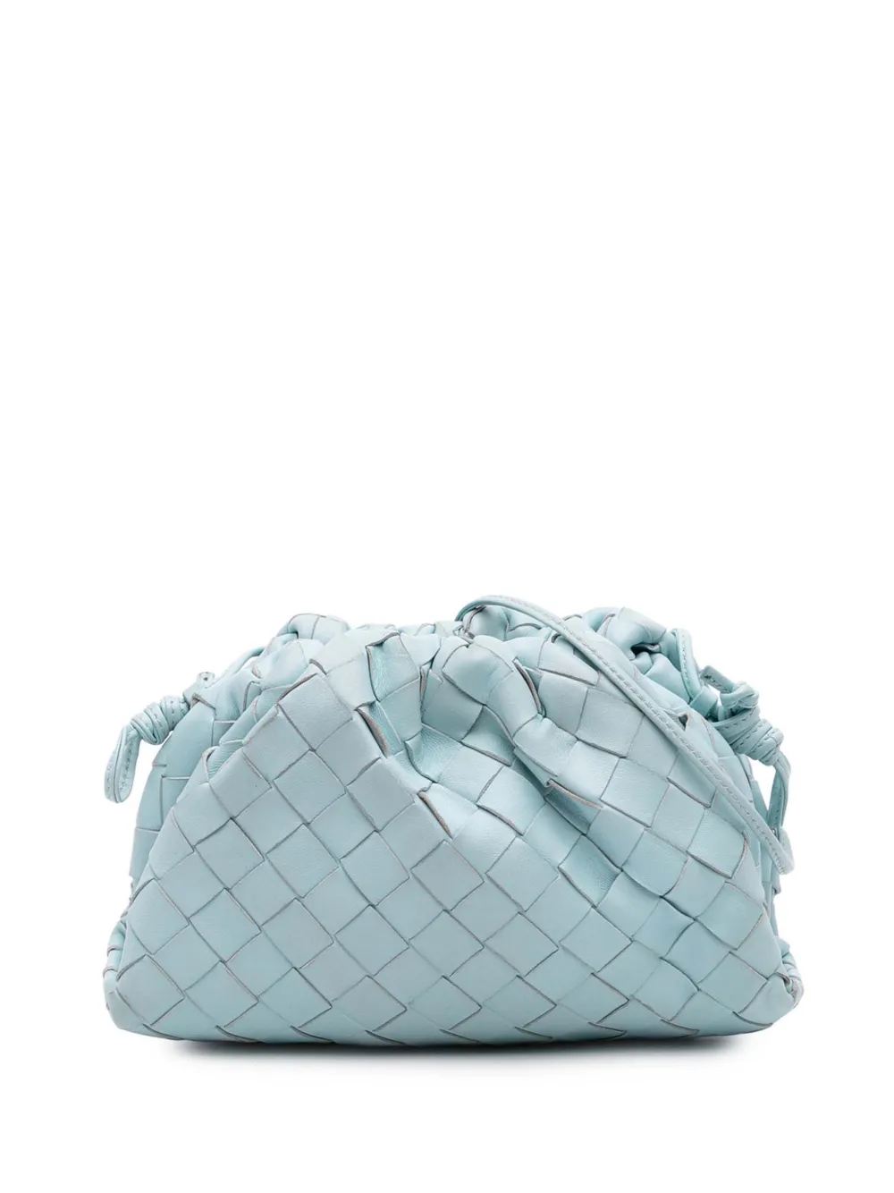 Bottega Veneta Pre-Owned 2012-2025 Nappa Intrecciato The Mini Pouch crossbody bag - Blu