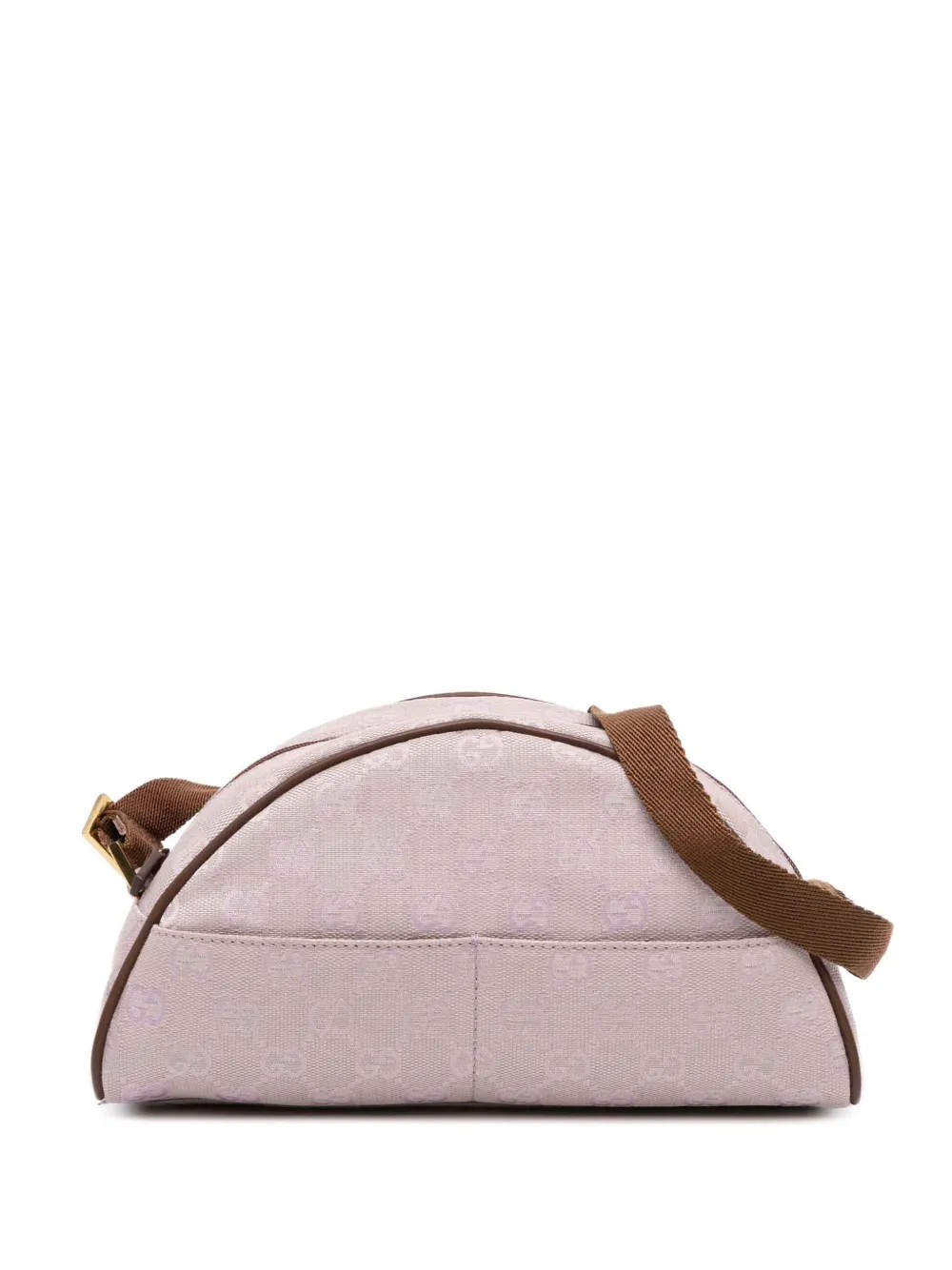 Pre-owned Gucci 2000-2015 Gg Canvas Shoulder Bag In Purple