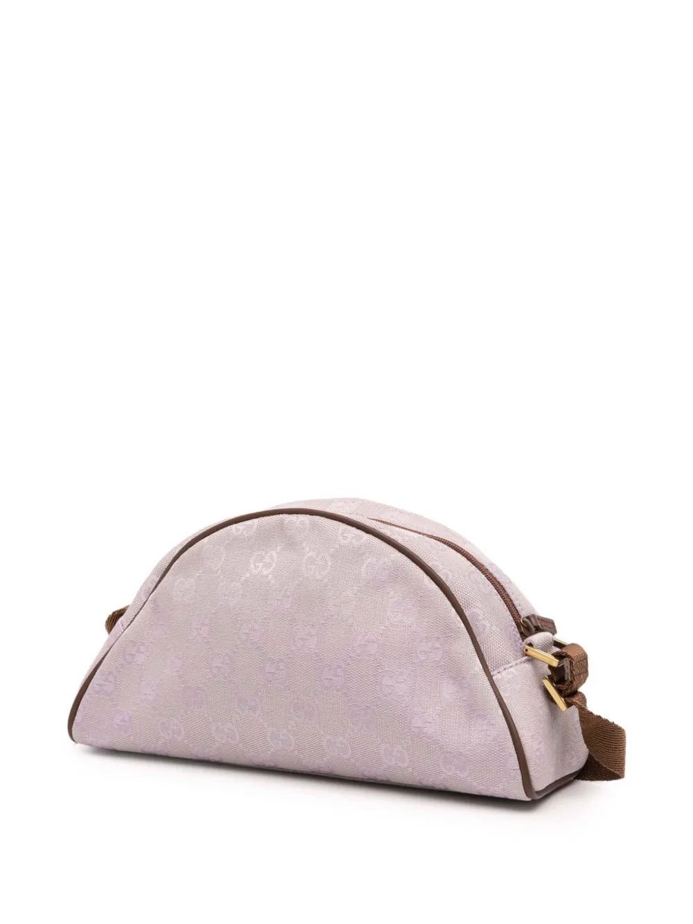 Pre-owned Gucci 2000-2015 Gg Canvas Shoulder Bag In Purple
