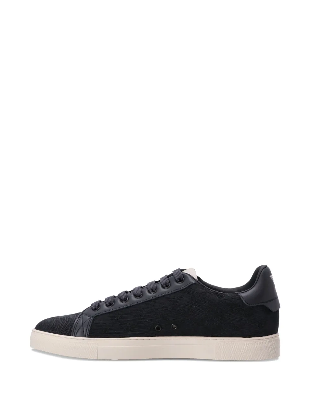 Emporio Armani Sneakers met logopatroon Blauw