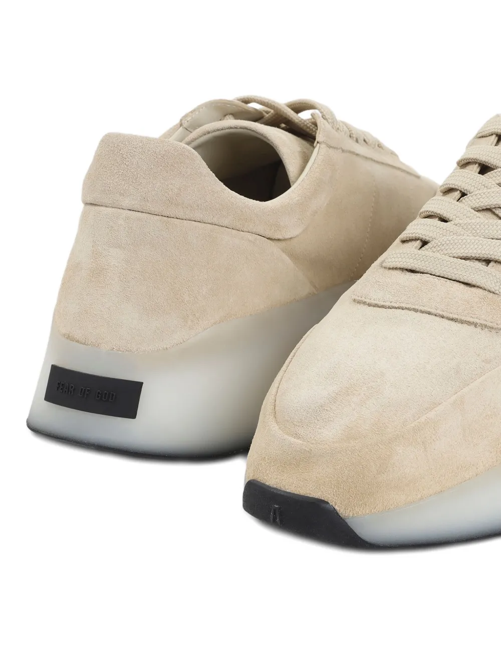 Fear Of God suede lace-up sneakers Beige