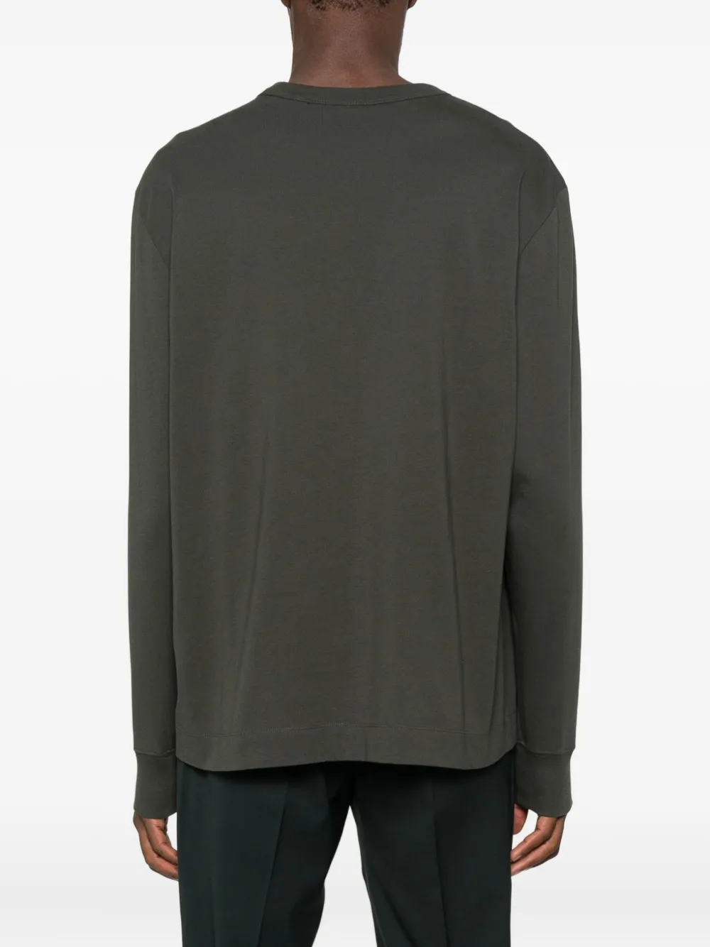 Canada Goose T-shirt met borstzak en lange mouwen Groen