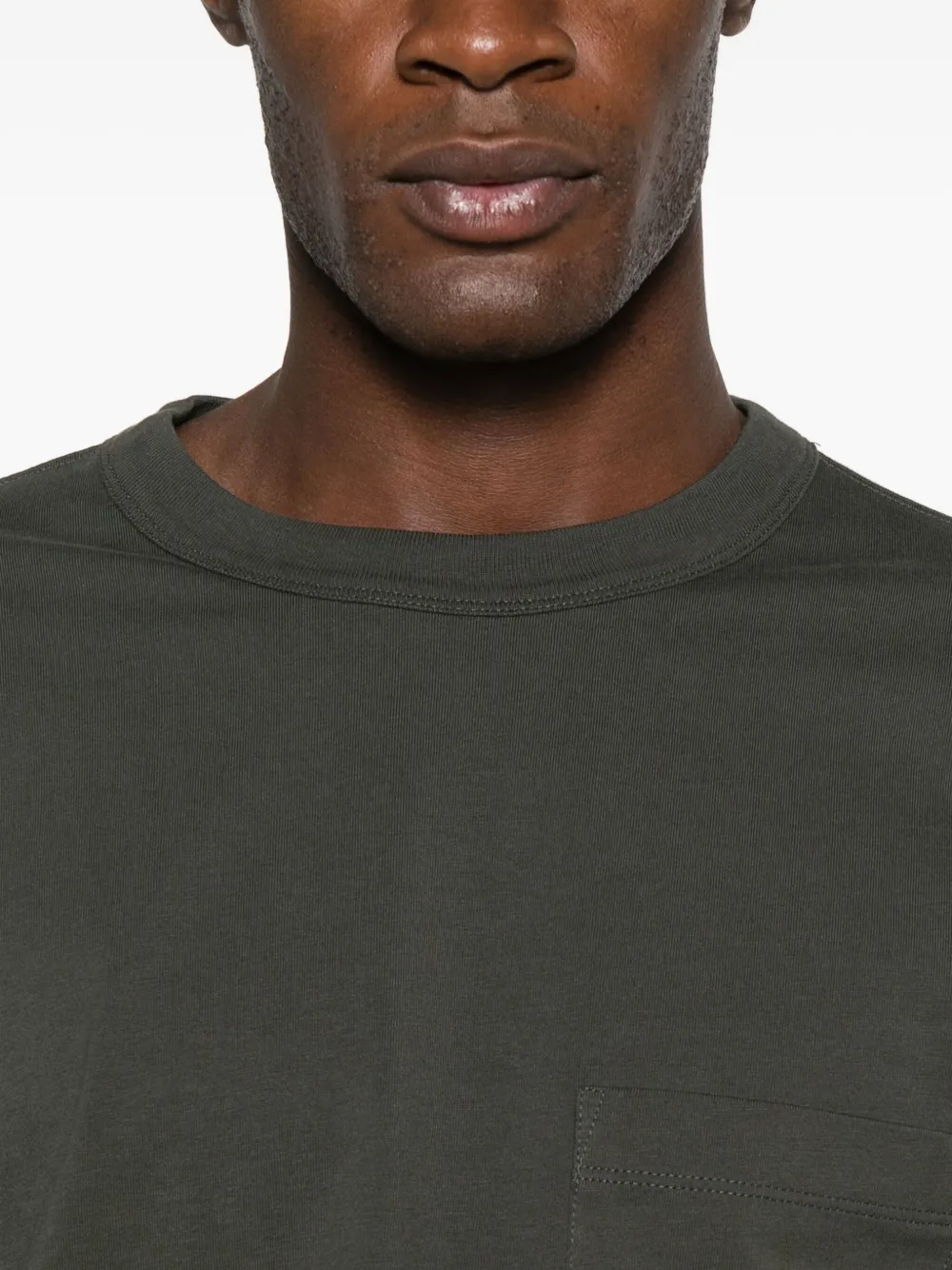 Canada Goose T-shirt met borstzak en lange mouwen Groen