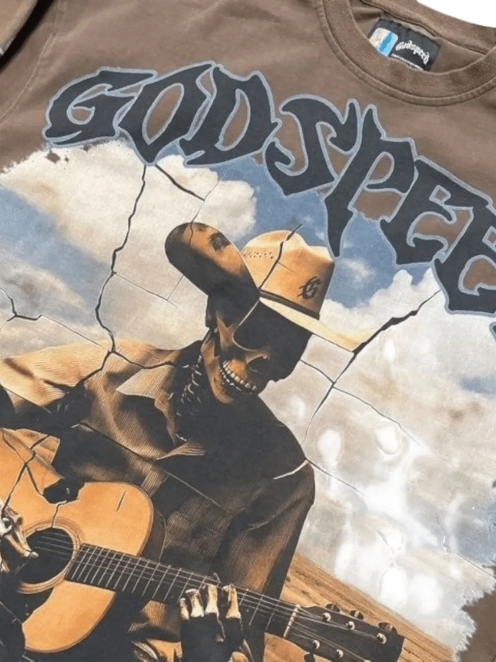 Godspeed Long-sleeve T-shirt In Brown