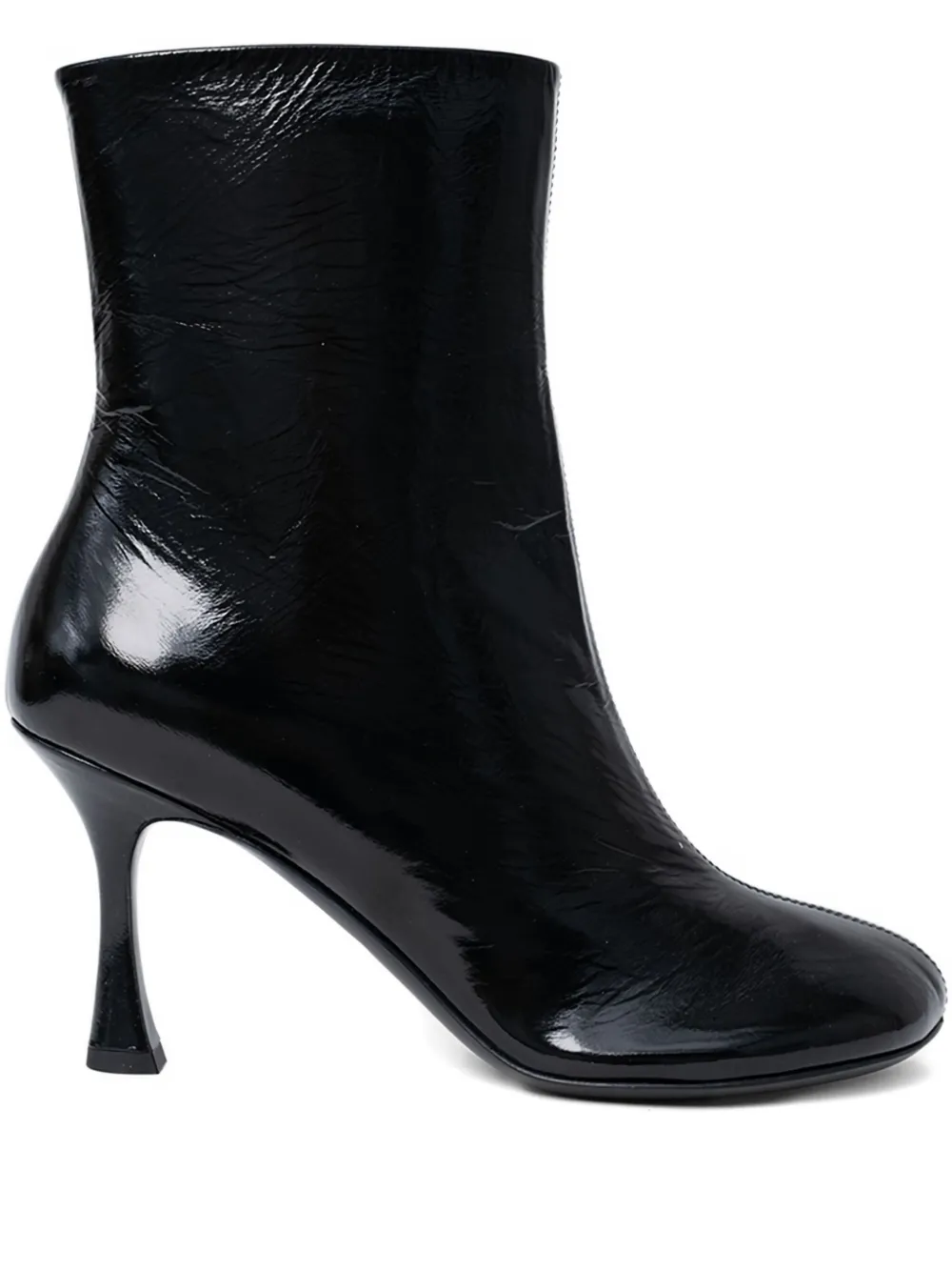 3juin 95mm Alessia Zip-closure Boots In Black