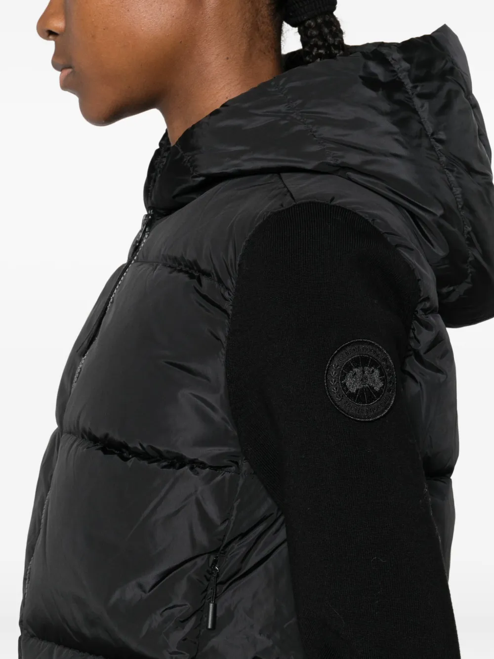 Canada Goose Jack met capuchon en rits Zwart