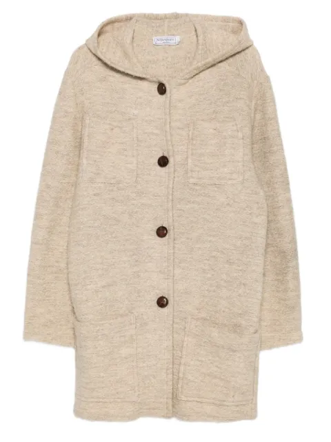 Saint Laurent Pre-Owned 1990s wool hooded coat