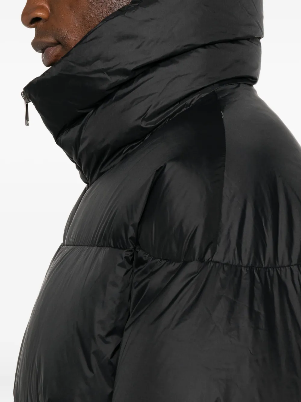 Studio Nicholson Gewatteerd jack met rits Zwart