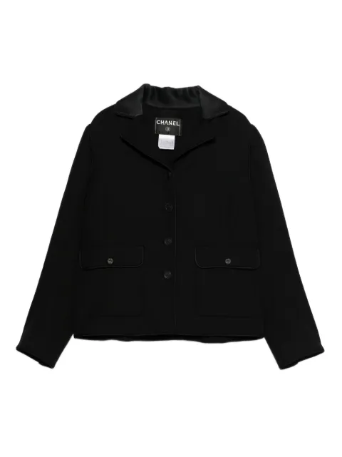 CHANEL Pre-Owned 2008 wool single-breasted jacket