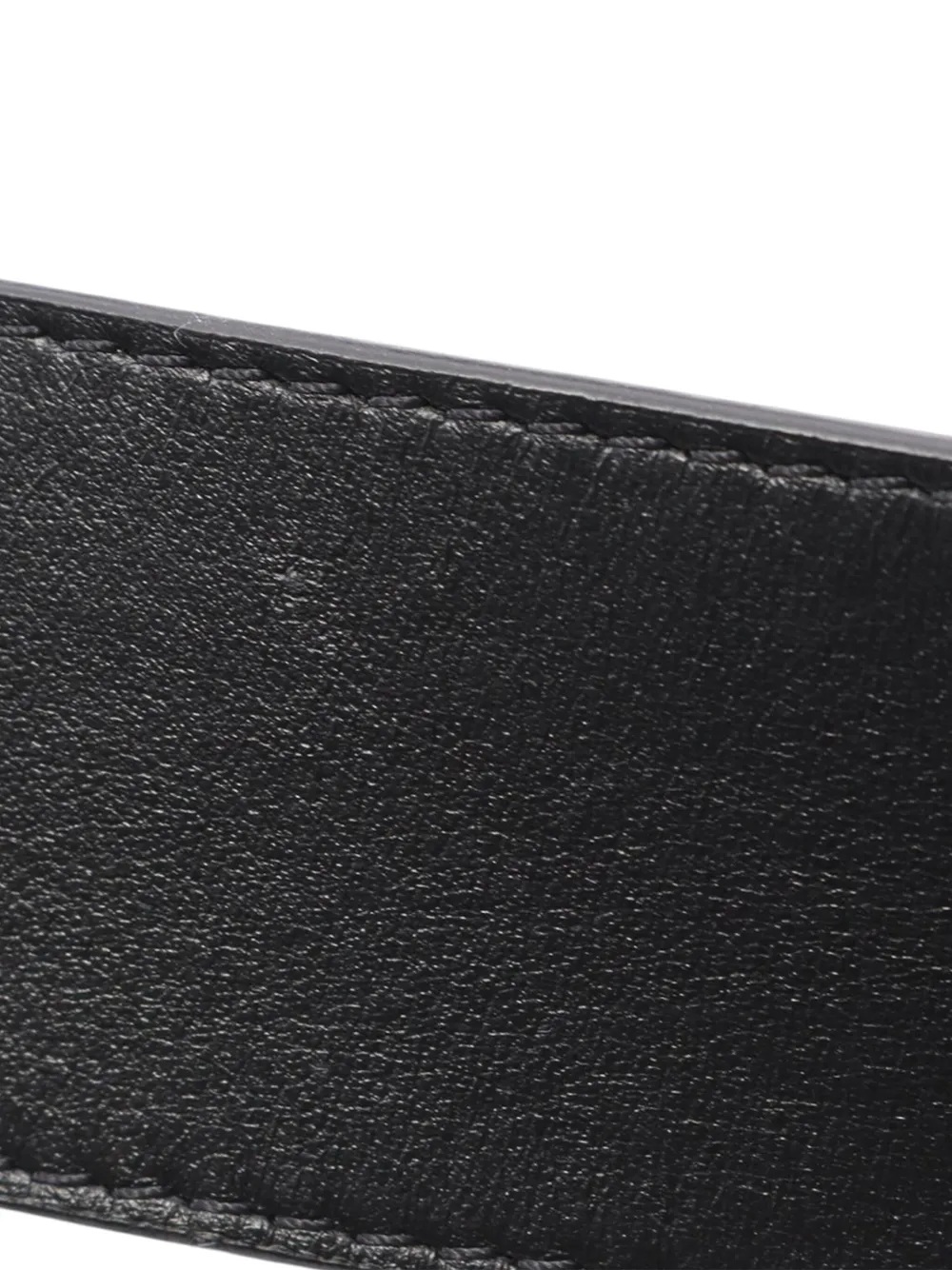 Pre-owned Louis Vuitton 2022 Leather Lv Optic Reversible Belt In Black