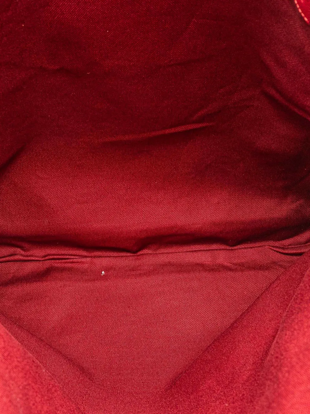 Pre-owned Gucci 2000-2015 Canvas Sylvie Baiadera Tote Bag In Red