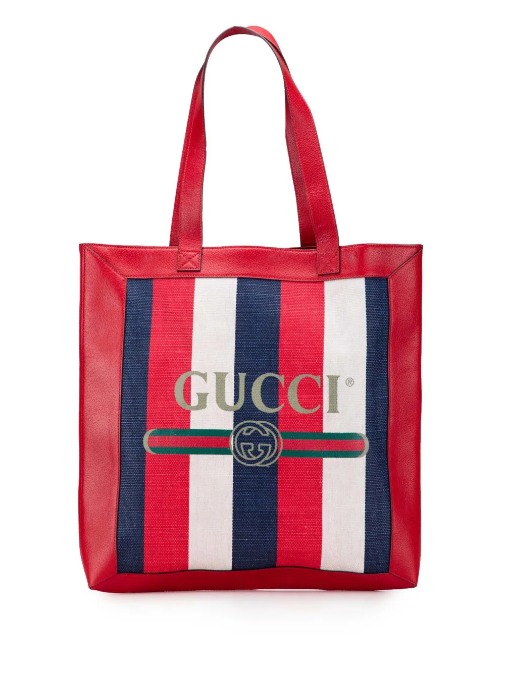 Gucci Pre-Owned 2000-2015 Canvas Sylvie Baiadera tote bag | Red | Image 1