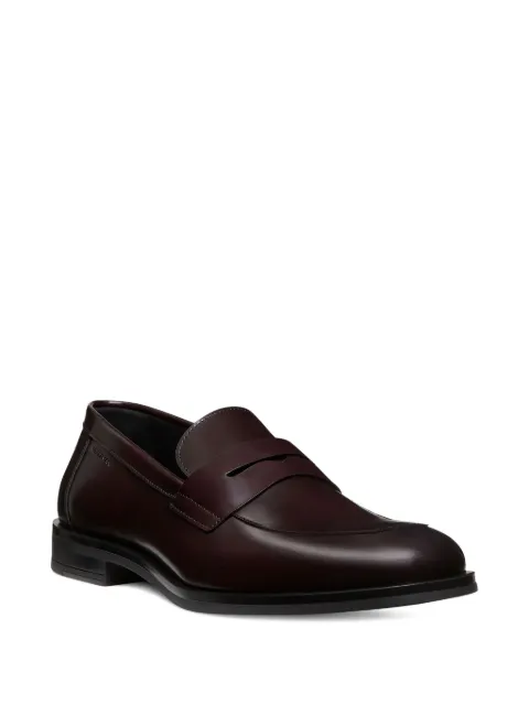 Stuart Weitzman SW Clup Classic Penny square-toe loafer