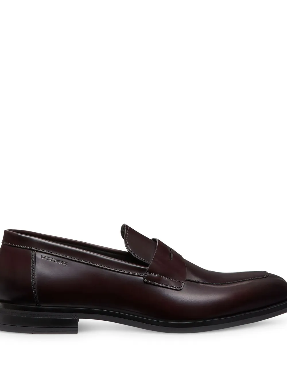 Stuart Weitzman SW Clup Classic Penny square-toe loafer | Brown | Image 1