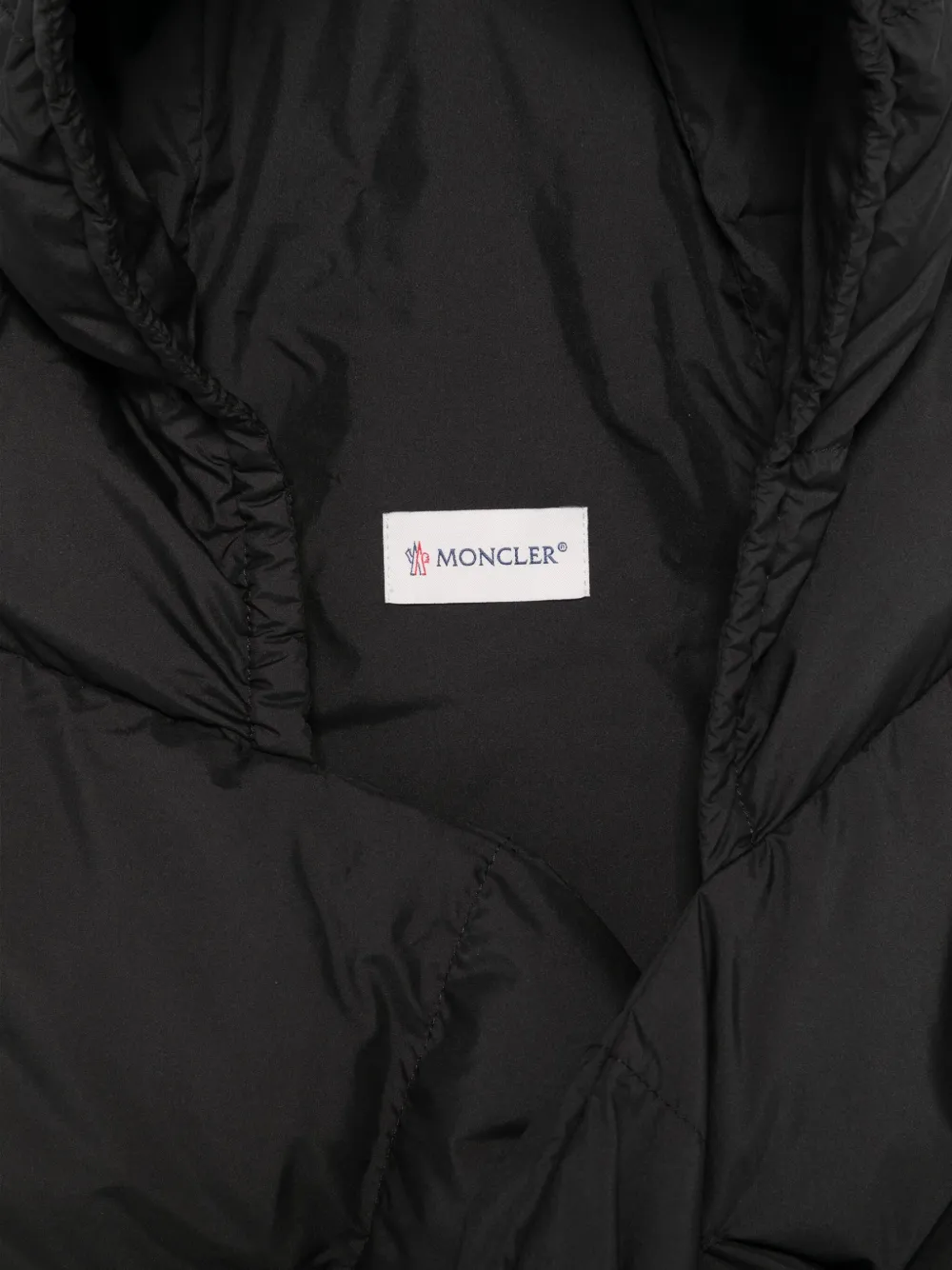 Moncler Sjaal met capuchon - Zwart