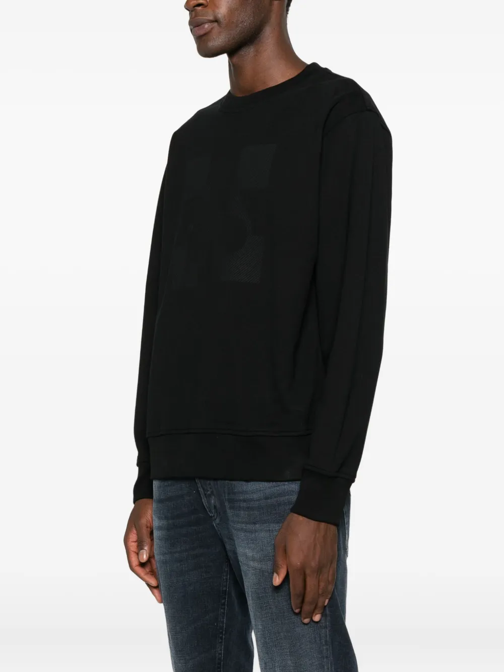 Moose Knuckles Sweater met ronde hals Zwart