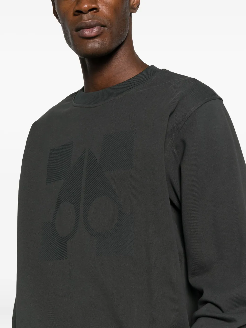 Moose Knuckles Sweater met ronde hals Zwart