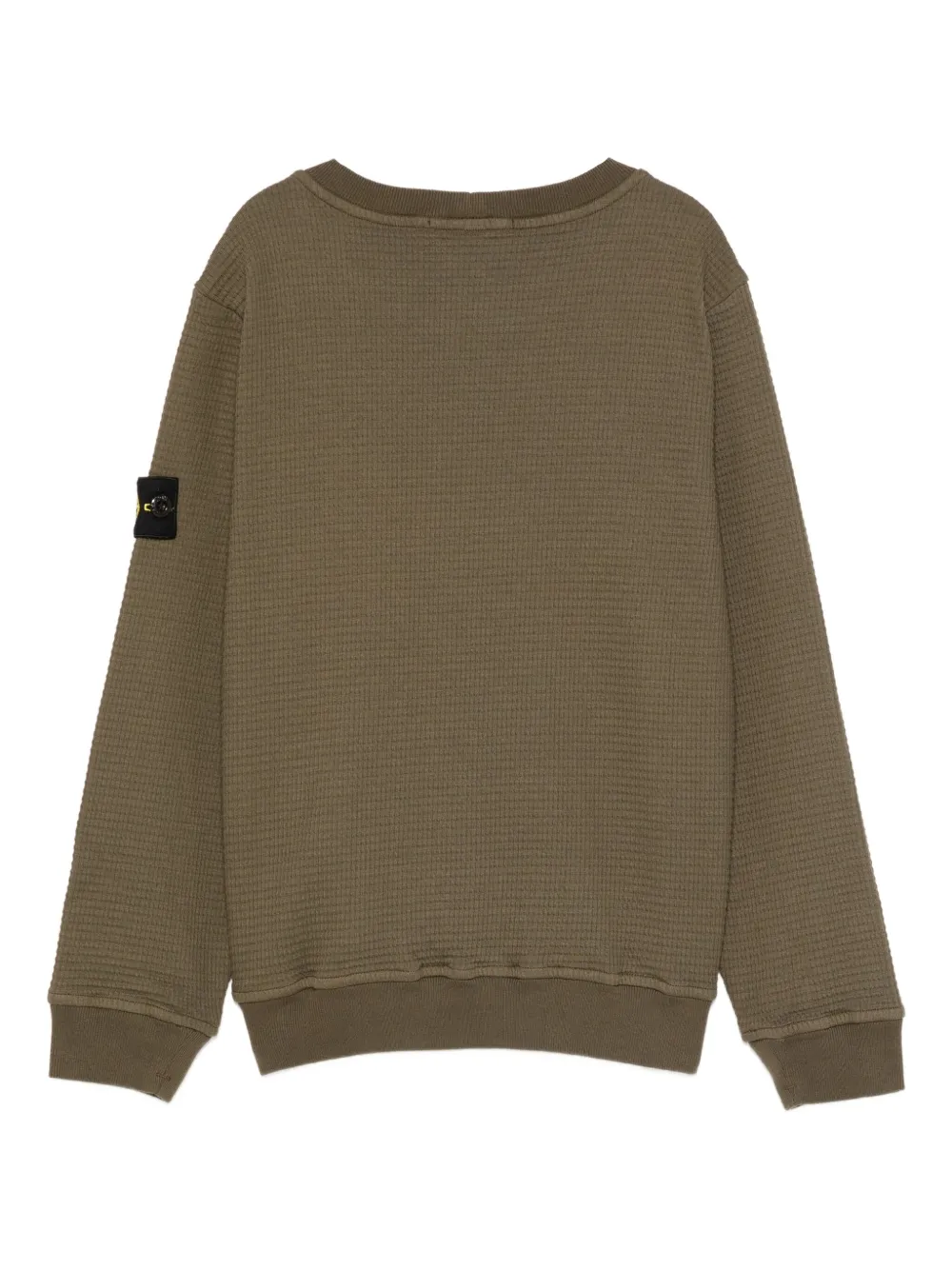 Stone Island Junior waffle-texture sweatshirt | Teen Hoodies & Sweatshirts | Image 2