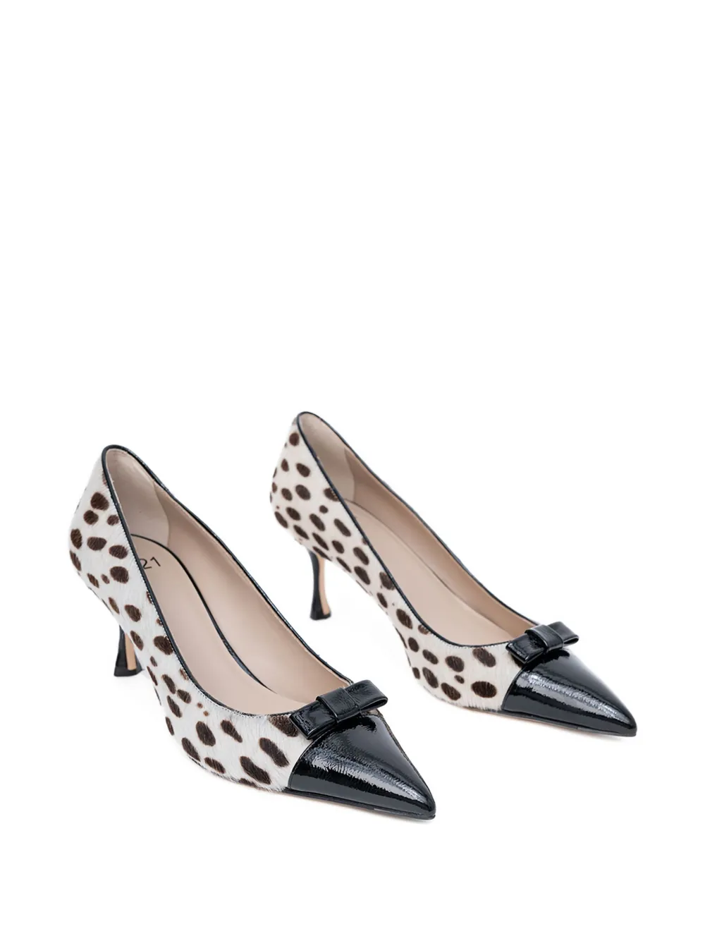 Nº21 60 mm pumps met kalfshaar Wit