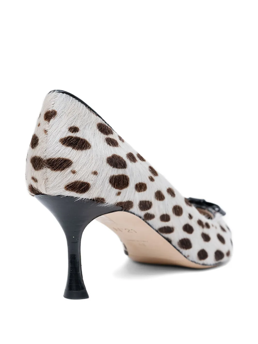 Nº21 60 mm pumps met kalfshaar Wit